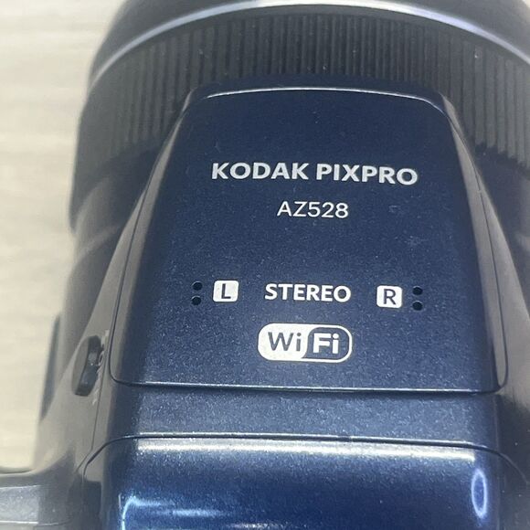 Kodak  Pixpro AZ528 16MP Digital Camera Blue 52X Zoom Extra Battery Charger - Picture 8 of 16